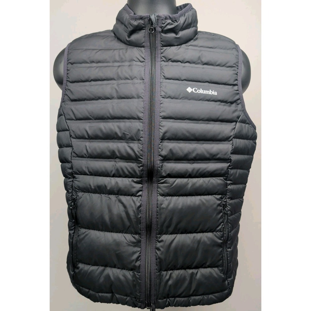 Columbia Mens 650 Down Puffer Vest Black Size Large